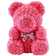 Rose Bear Pink Teddy Bear Made of Roses 38cm - Rose Bear