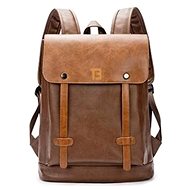 TopBags Unisex Urban Leather Backpack Light Brown - Backpack