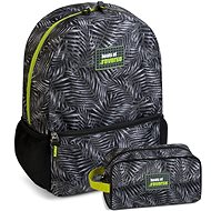 Busquets Boy's Set of School Backpack + Green Reverse Case - School Set