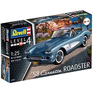 Plastic ModelKit Car 07037 - '58 Corvette Roadster - Model Car