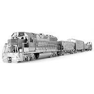 Metal Earth 3D puzzle Freight locomotive with 4 cars (deluxe set) - 3D Puzzle