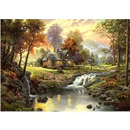 Schmidt Puzzle A refuge in the mountains 1000 pieces - Jigsaw Puzzle