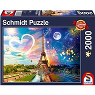 Schmidt Puzzle Paris by Day, by Night 2000 pieces - Jigsaw Puzzle
