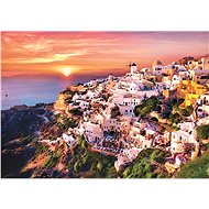 Trefl Puzzle Sunset over Santorini, Greece 1000 pieces - Jigsaw Puzzle