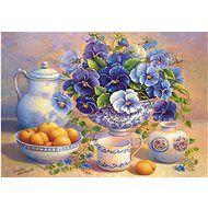 Trefl Puzzle Blue Bouquet 1000 pieces - Jigsaw Puzzle
