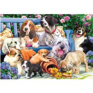 Trefl  Puzzle Dogs in the Garden 1000 pieces - Jigsaw Puzzle