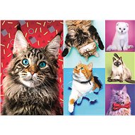 Trefl Puzzle Merry Cats 1000 pieces - Jigsaw Puzzle