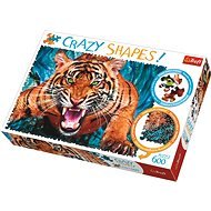 Hit Crazy Shapes Puzzle Attack the Tiger 600 pieces - Jigsaw
