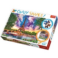 Trefl  Crazy Shapes Puzzle Sky over Paris 600 pieces - Jigsaw Puzzle