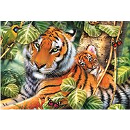 Trefl Puzzle Tiger with a Cub 1500 pieces - Jigsaw Puzzle