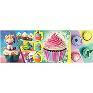 Trefl Panoramic Puzzle Colourful Cakes 1000 pieces - Jigsaw Puzzle