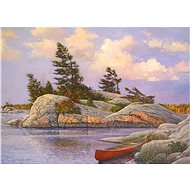 Cobble Hill Puzzle Red Canoe 1000 pieces - Jigsaw Puzzle