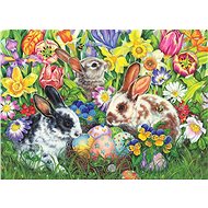 Cobble Hill Puzzle Easter Bunnies 500 pieces - Jigsaw Puzzle