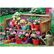 Eurographics Puzzle Garden Bench 1000 pieces - Jigsaw Puzzle