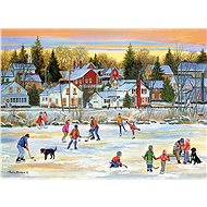 Eurographics Puzzle Evening Skating 1000 pieces - Jigsaw Puzzle