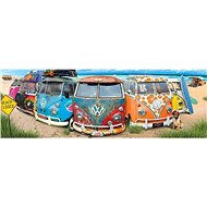Eurographics Panoramic Puzzle Colourful Buses 1000 pieces - Jigsaw Puzzle