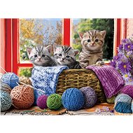 Eurographics Puzzle Knitting kittens XL 500 pieces - Jigsaw Puzzle