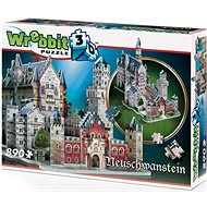 Wrebbit 3D puzzle Neuschwanstein Castle 890 pieces - 3D Puzzle