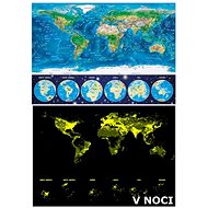 Educa Glowing puzzle World map 1000 pieces - Jigsaw Puzzle