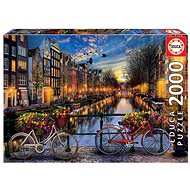 Educa Puzzle Romantic Amsterdam 2000 pieces - Jigsaw Puzzle