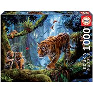 Educa Puzzle Tigers on a Tree 1000 pieces - Jigsaw Puzzle
