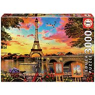 Educa Puzzle Sunset in Paris 3000 pieces - Jigsaw Puzzle