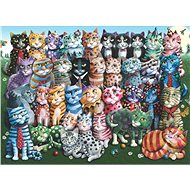 Anatolian Puzzle Cat Family Reunion of 1000 pieces - Jigsaw Puzzle