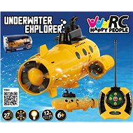 Large Explorer submarine with lighting 40 Mhz range 12m - RC Model