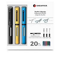 Sheaffer Calligraphy, Maxi Kit 2019, fekete, sárga, kék - Töltőtoll