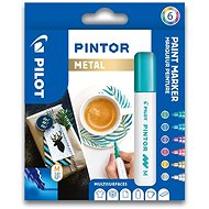 PILOT Pintor Medium Metal, set of 6 - Markers