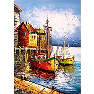 Art Puzzle Orange Harbor 500 pieces - Jigsaw Puzzle