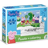 DODO Double-Sided Puzzle Peppa Pig: Picnic 60 Pieces - Jigsaw Puzzle