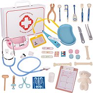 Kruzzel 25115 Children's doctor's case XXL, white - Kids Doctor Briefcase