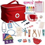 Kruzzel 24782 Children's doctor's case, red - Kids Doctor Briefcase