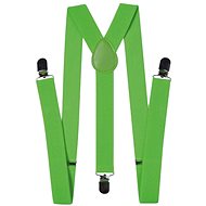 Funny Fashion Braces neon green - Costume Accessory