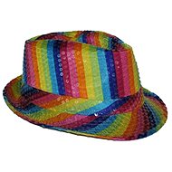 Funny Fashion Rainbow hat with sequins - Costume Accessory