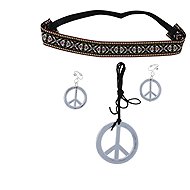 GUIRCA Hippie - hippie set pendant + earrings - 3 pcs - 60s - Costume Accessory