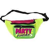 GUIRCA Retro colourful neon kidney, 80s - disco, 35 × 12 cm - Costume Accessory