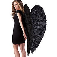 Boland Wings black feather giant - Costume Accessory