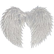 Boland Angel wings silver 50 × 55 cm - Costume Accessory