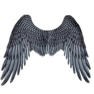 Boland Grey Wings Archangel - Costume Accessory