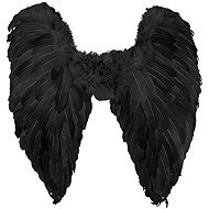 Boland Black feather wings 65 × 65 cm - Costume Accessory