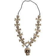Widmann Bone and skull necklace - Costume Accessory