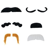 GUIRCA Moustaches different types - 6 pieces - Costume Accessory