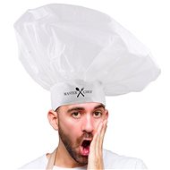 Funny Fashion Master Chef Maxi Cap White - Costume Accessory