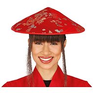 Guirca Japanese hat red - Costume Accessory