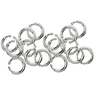 GUIRCA Set of fake piercing rings 16 pcs - Costume Accessory