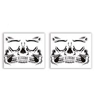 GUIRCA Temporary facial tattoos skeleton 2 pcs - Costume Accessory