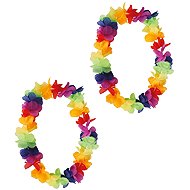 GUIRCA Hawaiian wreath coloured 90 cm 2 pcs - Costume Accessory