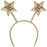 Boland Headband 'Happy New Year' gold - Costume Accessory